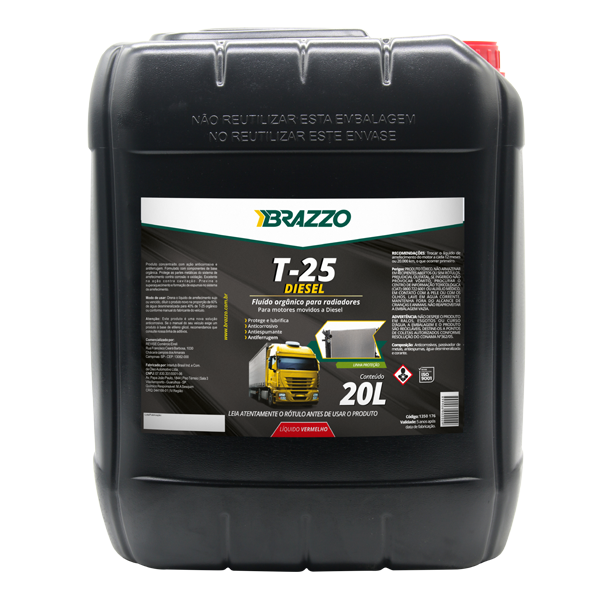 fuido-radiador-diesel-T25-aditivo-organico-brazzo